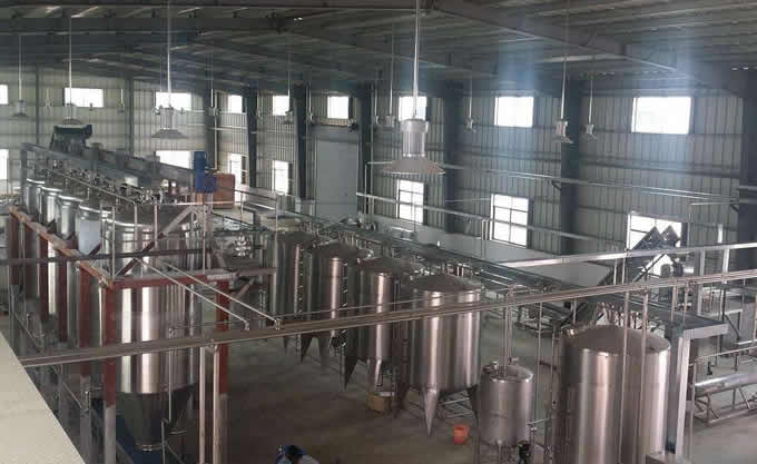 酵素粉剂、含片与液体生产线实例